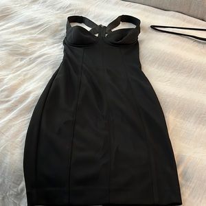Sexy black criss cross dress at the back